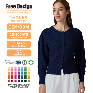 Pull Femme Classique à Boutons, Anti-rétrécissement, Tricot Confortable à Manches Longues, Cardigan en Laine pour Femme – Vente en Gros - Product Image 2