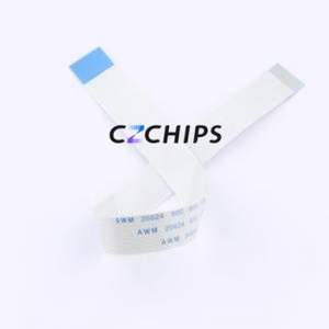 JS05B-20P-200-4-8 FFC Cable (Flexible Flat Cable) P=0.5mm Connector 20P 0.5mm 0.3mm Reverse - Product Image 2