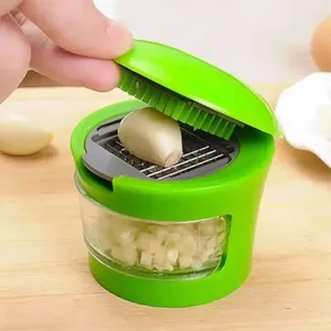Multi-function Manual Stainless Steel Garlic Press Plastic Garlic <b>Chopper</b> Sustainable Easy Clean Cutting Cooking <b>Vegetable</b> Tools - Product Image 2