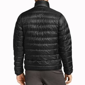 Chaqueta de Plumón de Ganso para Hombre, Acolchada, Sólida, sin Capucha, para Invierno - Product Image 4