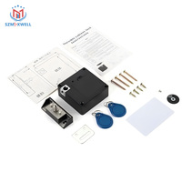 Serrure intelligente pour tiroir et armoire, électronique, RFID 13,56 MHz, déverrouillage par carte IC, serrure intelligente sans clé, capteur, stockage en nuage pour porte en bois