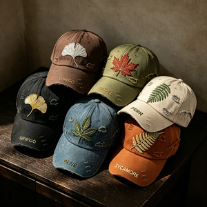 Custom Embroidery Logo High Quality Vintage Denim <strong>Baseball</strong> <strong>Cap</strong> 6 Panel Curved Brim Distressed Washed Cotton Sport Dad Hats - Product Image 4