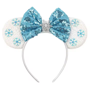 عصابة رأس كلاسيكية على شكل آذان الفأر للنساء والفتيات ، مهرجان حفلات الأميرة ، عصابة شعر للأطفال ، قوس ترتر ، إكسسوارات شعر جديدة لطيفة للإناث - Product Image 4