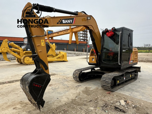 Mini pelleteuse sur chenilles Sany Sy 75 75c Sy75c Pro d'occasion en bon état de 7.5 tonnes, de Chine, à vendre - Product Image 6