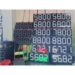 Tablero <span class=keywords><strong>de</strong></span> luz LED 88,88 rojo verde blanco <span class=keywords><strong>de</strong></span> 12 pulgadas para gasolinera tablero <span class=keywords><strong>de</strong></span> pantalla Digital impermeable IP65 señal <span class=keywords><strong>de</strong></span> precio <span class=keywords><strong>de</strong></span> gasolinera - Product Image 6