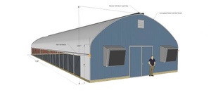 <span class=keywords><strong>Serre</strong></span> de champignon de <span class=keywords><strong>serre</strong></span> verte à une travée de tunnel de poly agricole commercial de haute résistance à vendre - Product Image 5