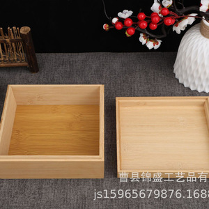 Caja de Bambú Cuadrada para Almacenamiento de Joyas, Colección Harvest, Hecha a Medida - Product Image 5
