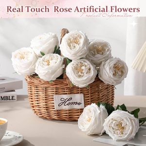 Real Touch Peonies <b>Artificial</b> <b>Flowers</b> with Long Stem Look Real Fake <b>Flower</b> for Valentines Wedding Party Home Kitchen Decor - Product Image 4