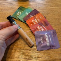 Bâtonnet en bois à pointe souple pour arrêter de fumer, dispositif d'inhalation aromatisé sans fumée de 5 ml, inhalateur apaisant pour arrêter de fumer