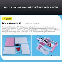 Kit d'expérimentation scientifique DIY : Hydroplan électrique pour enfants – Matériel éducatif technologique STEM pour petites inventions |   Ensemble de modèles faits à la main