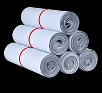 Enveloppes d'expédition en polyéthylène durables pour usine, sacs de courrier blancs, pochettes pour vêtements et chaussures