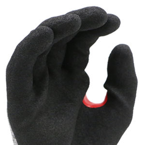 MaxiTough Özelleştirilmiş Rahat S-2XL Bahçe İşleri Nitril Kumlu En388 Kaplamalı Kaymaz Koruyucu Kesilmeye Karşı Koruyucu Seviye F İş Eldivenleri - Product Image 5