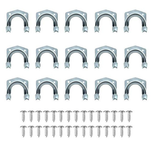 Bền Thép Không Gỉ Treo Tường Móc Nhà Để Xe Trang Trại Ống Nước Công Cụ Đổ Kim Loại Móc Duy Nhất Đôi Lớn Nhỏ Móc - Product Image 3