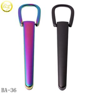 Perlengkapan Tas Tangan Buatan Pabrik Menangani Die Casting Dekoratif Perangkat Keras Pelangi Gesper Tali dengan Sekrup - Product Image 1