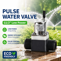 Vanne solénoïde à impulsion et verrouillage 2 voies G1/2" basse pression DC3.6V à économie d'énergie pour système de chasse d'eau de urinoir à capteur