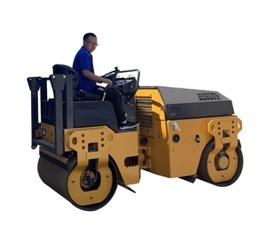 Kud7d722 3 Ton Mini Tandem silindirleri 65Hz 1620kg çift davul titreşimli yol silindir hidrolik vibrasyonlu silindir pompa çekirdek