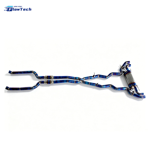 Sistema de escape Cat-Back Valvetronic de titanio artesanal para M760 M750 G12: Sonido deportivo profundo y respuesta del acelerador mejorada - Product Image 2