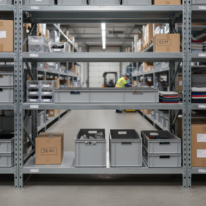 KT 4116 Industrial Storage Container Virgin Plastic Material <b>Crate</b> for Storage Bins & Boxes - Product Image 3