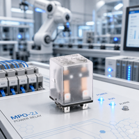 Relais industriel miniature scellé à usage général MPO-2J, 8 pôles, capacité de commutation 10A pour le contrôle d'automatisation