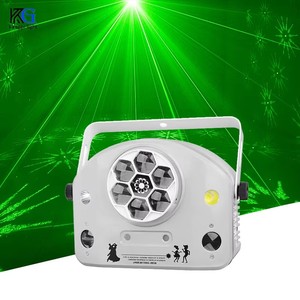 Bee Eye 4in1 Đảng đèn laser KTV Flash Effect điều khiển bằng giọng nói xoay đèn laser cho phòng nhà hiển thị sinh nhật Câu lạc bộ đám cưới - Product Image 1
