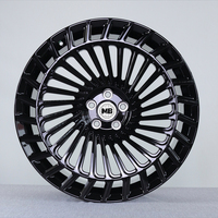Rines Monobloque Forjados a Medida de Alto Rendimiento de 15-24 Pulgadas 5X114.3 5X115 5X127 5X135 con Perfil Cóncavo para Coupés Deportivos