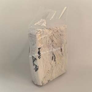 Paño de Limpieza de Algodón de Alta Calidad con Excelente Poder Absorbente, Trapos de Algodón Blancos Impresos para Limpieza - Product Image 1