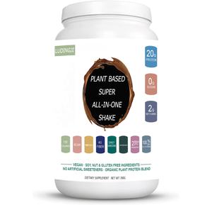 Özel etiket organik bitki bazlı <span class=keywords><strong>Protein</strong></span> tozu öğün değiştirme Shake çikolata lezzet - Product Image 1