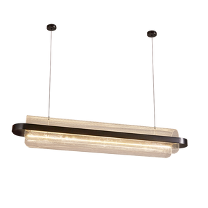 Copper Modern Nordic LED Chandelier Minimalist Design <b>Lights</b> for <b>Dining</b> Room Hotel Lobby Restaurant Luxury Long Hanging <b>Light</b> - Product Image 5