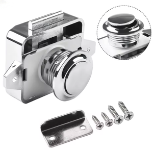 Kunci Tombol Tekan untuk Lemari Motorhome, Kabinet Camper, Caravan, Latch Knob, Latch Laci Kapal, Perlengkapan Perkakas - Product Image 5