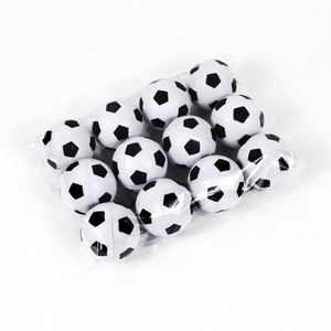 Pelota Antiestrés de Fútbol Barata de 4 cm, Mini Pelota de Fútbol Blanca y Negra de Espuma de PU, Pelota Deportiva para Aliviar el Estrés - Product Image 4