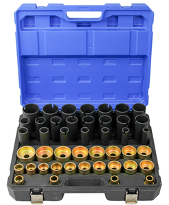 Kit d'outils de démontage d'amortisseurs en aluminium KT-6005 avec clés réglables et mallette rigide (43+1) - Product Image 6