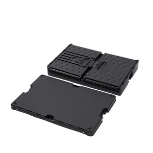 Tianyu T750L Carro de compras Mango de supermercado plegable portátil Tela de plástico plegable Material PP Alta calidad 4 ruedas 90mm - Product Image 4