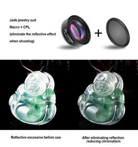 Objectif macro universel GIAI pour téléphone portable, photographie, 4K HD, 30-120 mm, en aluminium + filtre optique en verre CPL - Product Image 1