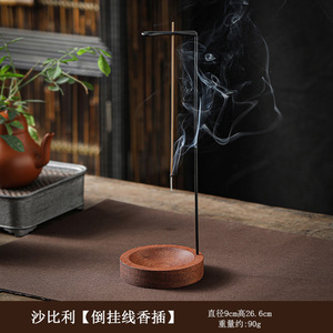 逆流香炉 インセンスホルダー スティックインセンスバーナー カスタムロゴ 木製香炉 竹製香炉 - Product Image 6