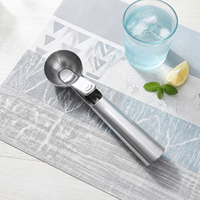 Sendok Es Krim Stainless Steel Sendok Es Krim Bola Penambang Kreatif Multifungsi Sendok Bola Daging Es Krim