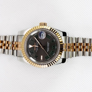 Montre automatique OEM NH35, saphir, acier inoxydable, résistante à l'eau, lumineuse, mécanique, ronde, bracelet en acier - Product Image 1