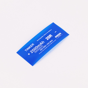18650 pin màu xanh pin thu nhỏ bao bì màu xanh <span class=keywords><strong>PVC</strong></span> nhiệt thu nhỏ phim dày 150 mm Pin gói nhiệt Thu Nhỏ Ống - Product Image 2