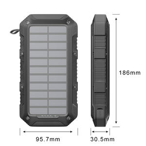 ES960S Grand chargeur solaire pour voiture Unique 3 en 1 Chargeur sans fil avec alimentation Ajouter une batterie externe 20000 Charge rapide Coffret cadeau - Product Image 3
