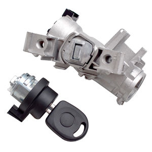 Double Fists Ignition Switch Assembly 1K0905851B Cylindrical <b>Lock</b> With <b>Key</b> For Volkswagen - Product Image 4