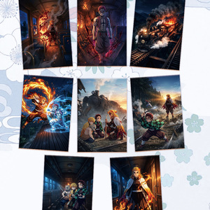 BY Demons and Slayered Cards Art Board Vending Machine Acrylic Party Supplies <span class=keywords><strong>Manga</strong></span> Cheap Katana Anime Mystery Boxes Board Games - Product Image 3