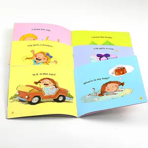 Educazione della prima infanzia 0-Libro cognitivo del puzzle di pensiero per la stampa di carte per la prima notte di 3 anni