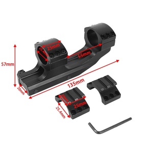 Wholesale Custom 25.4mm Cantilever Mount 11mm <b>Quick</b> <b>Release</b> Ring Outdoor Sports Aluminum Alloy Mounts - Product Image 1