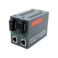Convertisseur de média optique HTB-GS-03 AB 10/100/1000M monomode avec port SC, transceiver Ethernet 1,25 Gbit/s, 3 km, RJ45, fibre optique