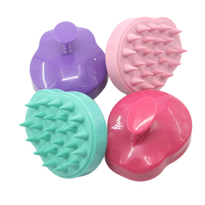 Custom Logo <b>Scalp</b> <b>Brush</b> Soft Silicone Hair Shampoo <b>Brush</b> Silicone <b>Scalp</b> Massager - Product Image 6