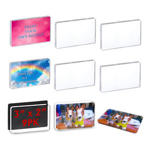 Customizable Size Glossy Surface Personalized Acrylic Refrigerator Magnet Printed Magnet Decorative Photo Magnet for Home Decor - Product Image 1