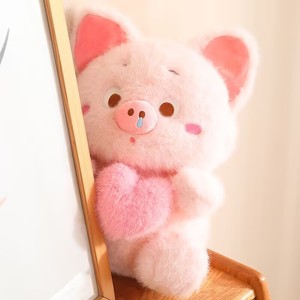 Venta al por mayor peluche <span class=keywords><strong>rosa</strong></span> amor cerdo muñeca juguete lindo peluche hocico cerdo juguete encantador cerdo juguete regalo para novia Día de San Valentín - Product Image 3