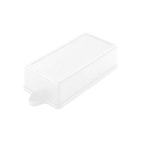 Boîtier électrique mural compact noir en plastique ABS avec revêtement en poudre personnalisé pour projets électroniques DIY