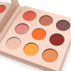 Trang điểm thương hiệu của bạn ánh sáng lung linh và matte 9 Pan <span class=keywords><strong>Eyeshadow</strong></span> trang điểm Palette - Product Image 6