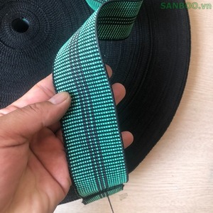 Correa de polipropileno elástico plano de 5cm de ancho de alta calidad poliéster de buena calidad para levantar precio competitivo - Product Image 2