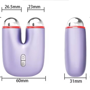 Nouveautés : Appareil de beauté pour le visage, lifting, raffermissement de la peau, micro-courant chauffant, mini-appareil de tonification de la peau du visage - Product Image 2
